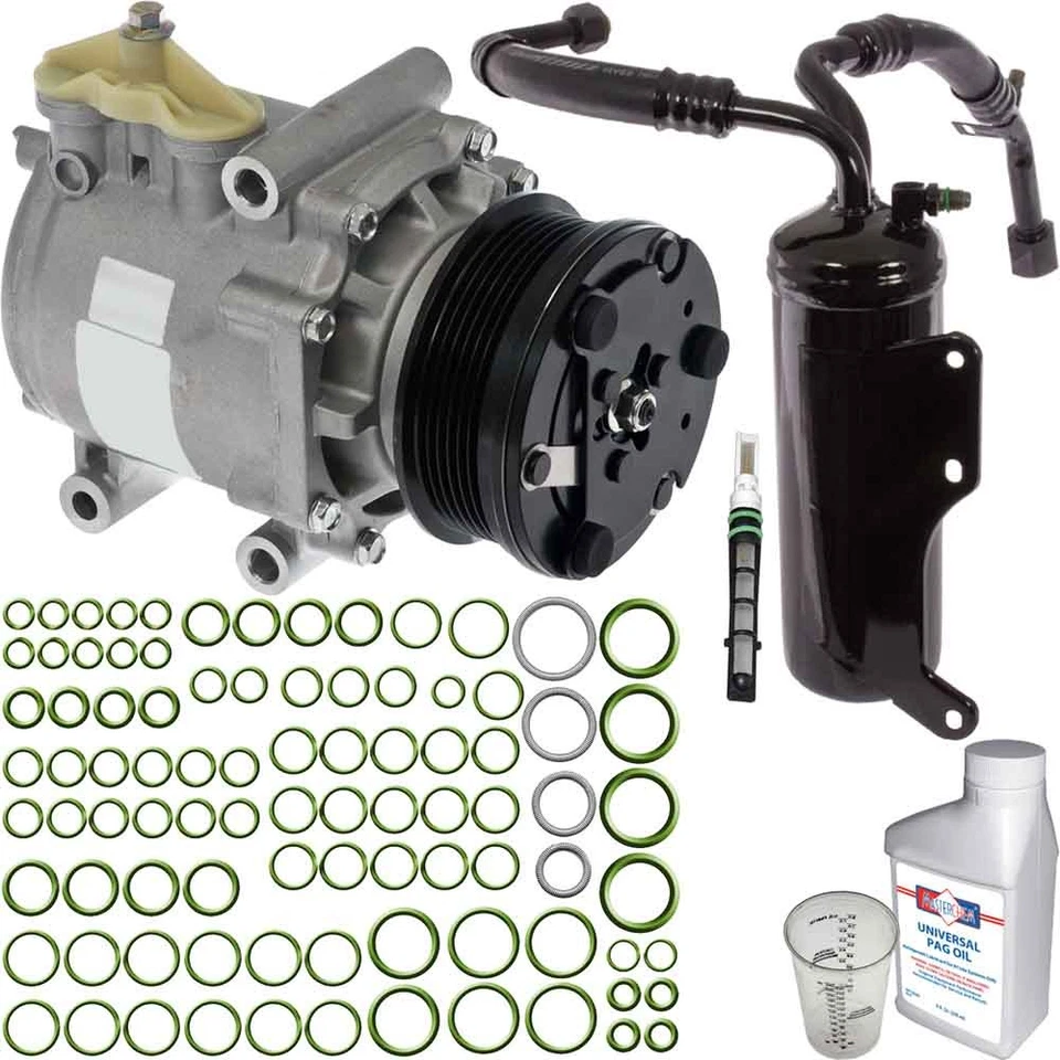 Compresor de aire acondicionado Omega para Ford Econoline Club Wagon E-250 con kit de reparación de aire acondicionado CSW Foto 1 de 1