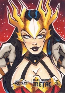 2024 DC CZPlus Batman Dark Knights Metal Sketch Card Finch Wonder Woman A - Picture 1 of 1