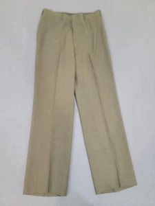 Vintage US Militär Hose Herren 32R grün Poly Wolle tropisch elegant Uniform 80er - Bild 1 von 11