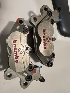 Original - Brembo Axial Racing Front Calipers.Titanium Pistons.RHS Cracked. - Picture 1 of 7
