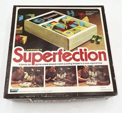Vintage 1975 Lakeside Superfection Puzzle Game - For Parts - Image 1 of 3