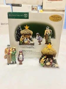 Dept 56 Visiting Nativity Christmas In City Series 1999 Batteries Included - Picture 1 of 14