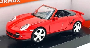 Motor Max 1/24 Scale 73348 - Porsche 911 Turbo Cabriolet - Red - Picture 1 of 5
