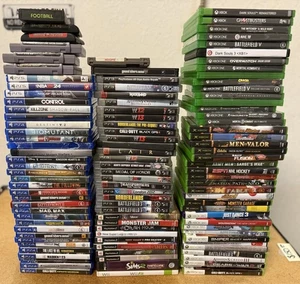 Lote 110 Videojuegos para PS2 PS3 PS4 PS5 XBOX / 360 / Uno y Más - TODOS CIB y Funciona - Imagen 1 de 4