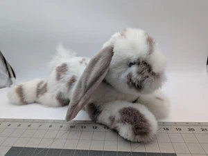 Douglas Ramsey Gray Spotted Bunny Floppy 18 Inch Plush 14862 Stuffed Animal Toy - Picture 1 of 8