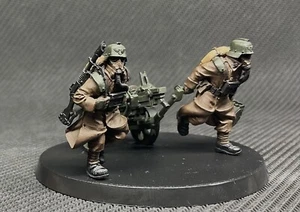 Forgeworld Death Korps of Krieg Autocannon Team 3 - Partly Painted - Picture 1 of 8