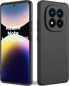 Pour XiaoMI Redmi Note 14 PRO PLUS Housse de Protection Mate Légère Mince Noir - Photo 1 sur 3