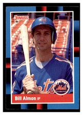 1988 Donruss #487 BILL ALMON New York Mets ~D6H