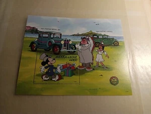 SELLOS POSTALES BLOQUE DISNEY SIERRA LEONA MNH (DISNEY31) - Imagen 1 de 2