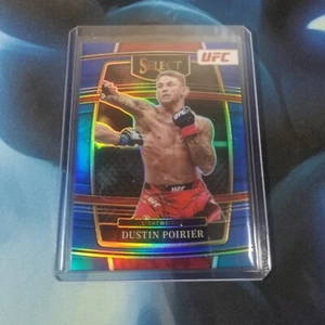 2022 Select UFC Dustin Poirier #75 Concourse Retail Blue Holo NM/M - Picture 1 of 2