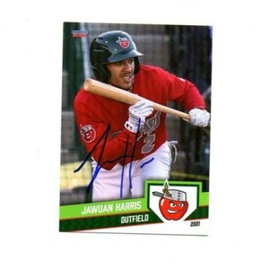 Jawuan Harris signed autograph 2021 Fort Wayne Tincaps baseball card Padres f