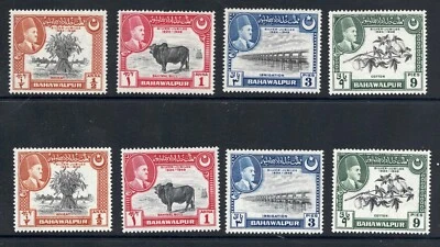 Bahawalpur 1949 2 x completed sets 25th Anniv. By Amir Khan V.  MNH - Image 1 of 2