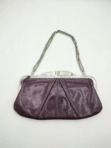 HOBO International Leather Clutch Wallet Plum Purple  - Picture 1 of 6