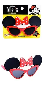 Disney Girls Minnie Mouse Red Bow Sunglasses 100% UVA Protection New - Picture 1 of 5