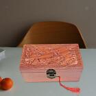 Wooden Jewelry Organizer Box Lockable Antique Jewellery Trinket Box For Home