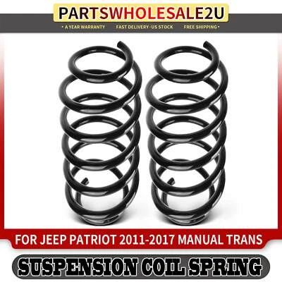 2x Muelles helicoidales delanteros izquierdo y derecho para Jeep Patriot 2011-2017 Compass 2011 4x4 Foto 1 de 4