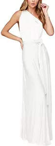 Womens Transformer Evening Dress Maxi Cocktail Wrap Convertible Multi Way Floor - Picture 1 of 2