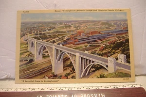 POSTAL DE COLECCIÓN ~ PUENTE CONMEMORATIVO DE GEORGE WESTINGHOUSE LINCOLN HIGHWAY ~ PA-608 ~ - Imagen 1 de 2