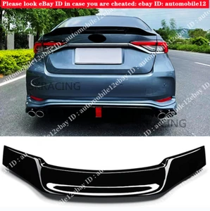 For 2009-2021 Toyota Corolla Gloss Black Duckbill Rear Trunk Lip Wing Spoiler - Picture 1 of 12