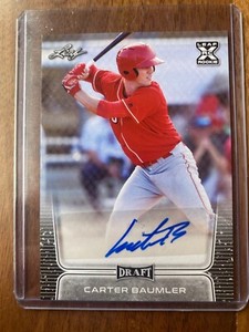 A45,650 - 2020 Leaf Draft Retail Autographs #BACB2 Carter Baumler