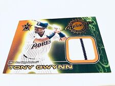 Tony Gwynn 2000 Pacific Vanguard Gold Authentic Game Worn Jersey #4