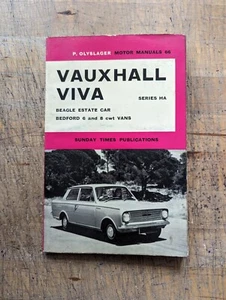 P. Olyslager Vauxhall Viva HA All Models 1963-1966) Motor Manual - Picture 1 of 9