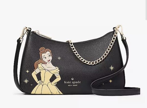 Kate Spade X Disney La Bella e la Bestia Borsa a tracolla in pelle nuova