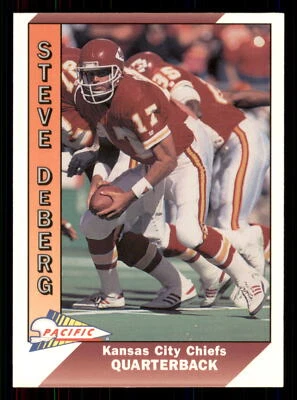 1991 Pacific Steve DeBerg #207  Kansas City Chiefs - Image 1 of 2