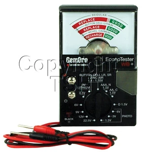 GEMORO WATCH BATTERY TESTER FOR SILVER OXIDISED / ALKALINE ETC - Picture 1 of 1