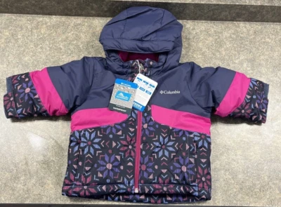 Columbia 2T Jóvenes Niñas - Horizon Ride II Chaqueta Impermeable NUEVO CON ETIQUETAS - Abrigo de Invierno Foto 1 de 4