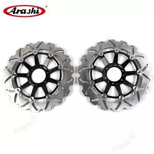 Arashi Front Brake Discs Rotors For Honda VFR800A VFR 800 V-TEC ABS 2002 - 2013 - Picture 1 of 13