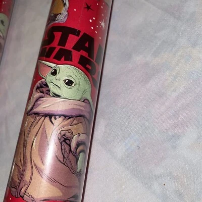 Star Wars The Mandalorian Baby Yoda Wrapping paper 60 Sq ft - Image 1 of 4