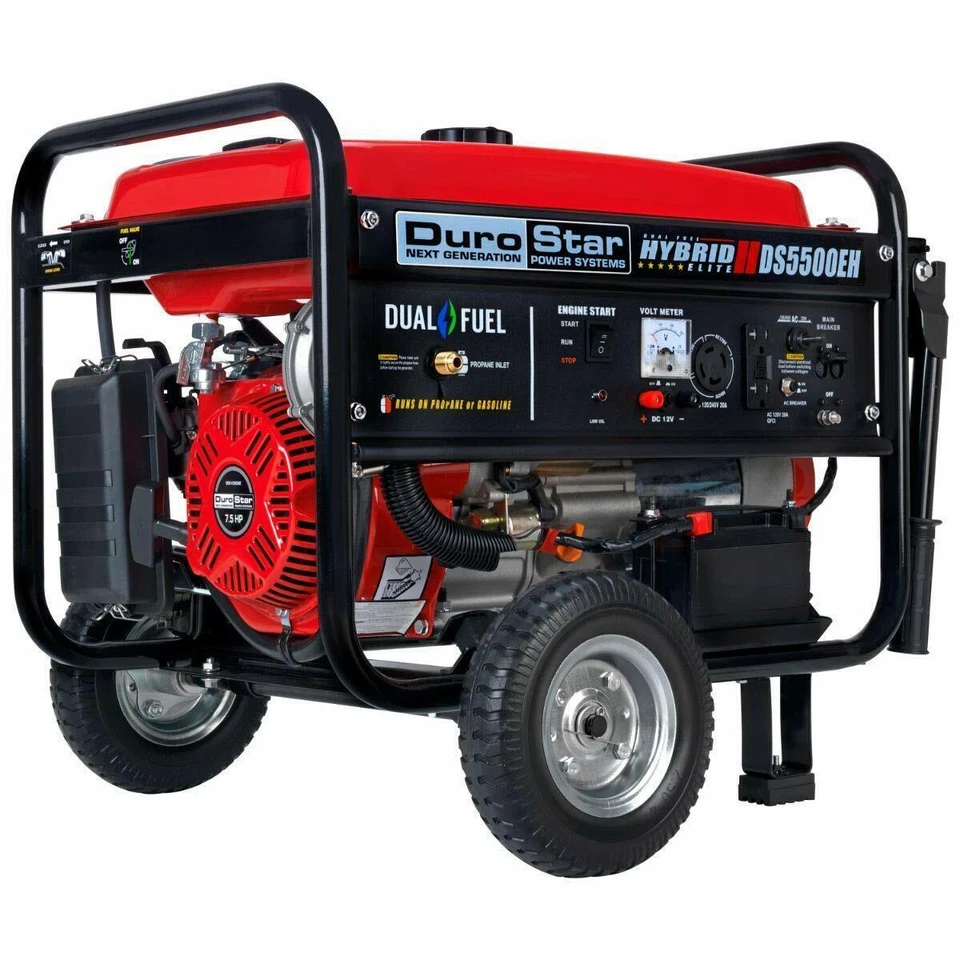 DuroStar DS5500EH 5500W Electric Start Hybrid Portable Generator