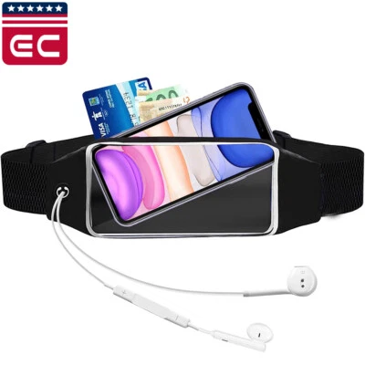 Waterproof Running Belt Fanny Pack Waist Pouch Outdoor Camping Hiking Zip Bag - Image 1 of 4