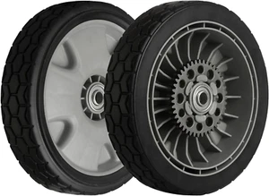 (2 Pack) Replacement Lawn Mower Rear Wheels 9" for 42710-VH7-010ZA 42710-VH7-000 - Picture 1 of 12