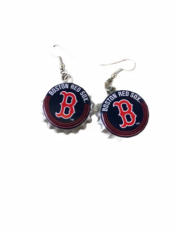 MLB Bottle Cap Earrings Cover
