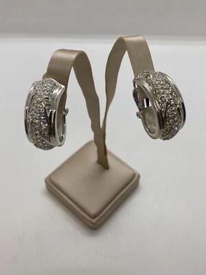 Pendientes Swarovski Mujer Color Plata con Cristales Nuevos Foto 1 de 4