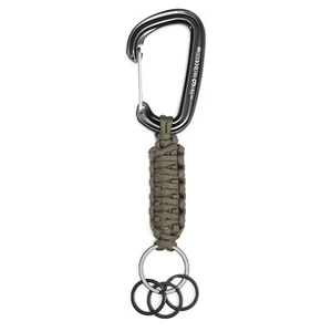 Paracord Clip per Cintura Portachiavi Moschettone in Verde Oliva di apmots - Foto 1 di 1