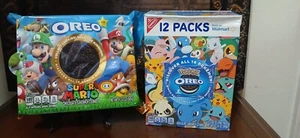 Pokémon Walmart Oreos and Super Mario Bros. Oreos Unopened BoxHasDamage See Pics - Picture 1 of 8