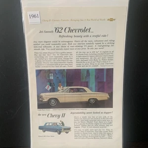 Vintage 1961 Chevrolet Chevy Impala Sport Coupe Refreshing Ad Advertisement - Picture 1 of 2