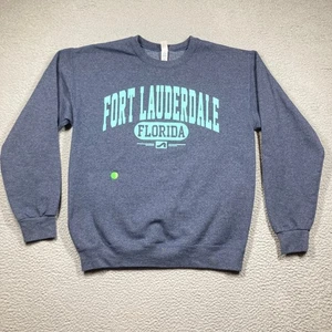 Fort Lauderdale Florida Sweatshirt mit Rundhalsausschnitt Herren Medium Jerzees Nublend - Bild 1 von 11