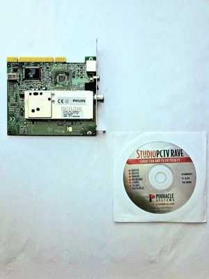 Pinnacle Systems SV24 0045 ROB2D-51009464-4.0 PCI TV Tuner Card + CD PCTV Rave - Immagine 1 di 4