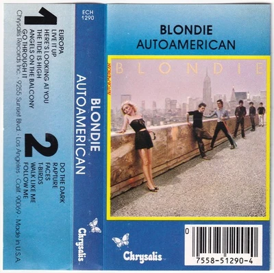 Blondie AutoAmerican Cassette 1980 1st Edition ECH 1290 07558512904 - Image 1 of 4