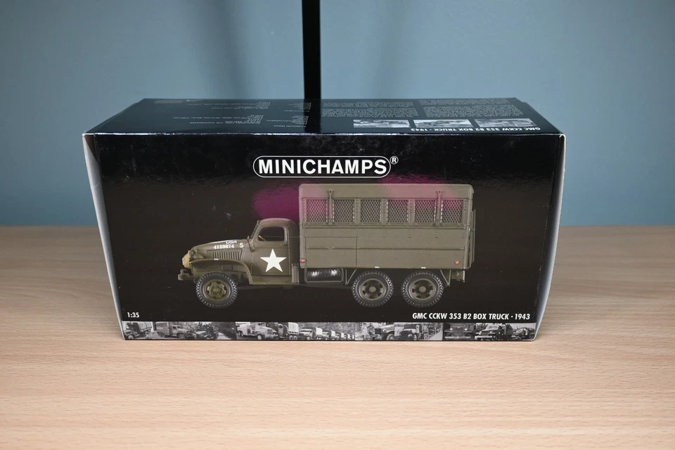 Camión de carga Minichamps GMC CCKW 353 B2 1943 escala 1:35 Foto 1 de 4