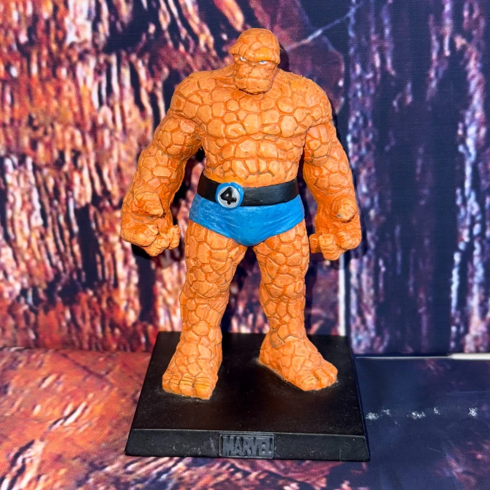 Eaglemoss 2005 Marvel The Thing Die-Cast Estatua Coleccionable SU/557 Fantastic 4 Foto 1 de 4