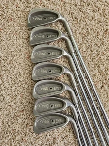 Vintage Ping Eye 2 Eisensatz 3-W Black Dot NO 8 WOW - Bild 1 von 14