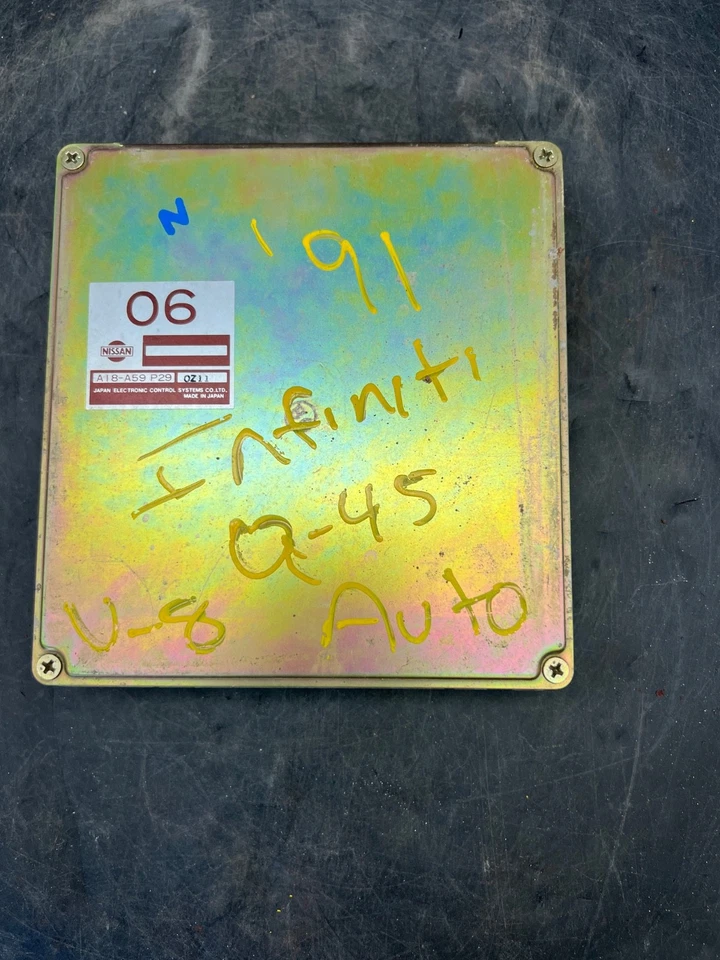 Computadora módulo de control del motor ECM ECU 1991-1992 Infiniti Q45 OEM A18-A59 P29  Foto 1 de 4
