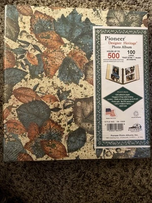 Vintage Pioneer Photo Album 1996 100 Fast Stick Pages New Factory Sealed - Image 1 of 4