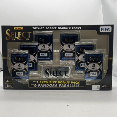 2024-25 Panini Select FIFA Soccer Box - 6 Pandora Parallels + 1 Bonus NEW Sealed - Image 1 of 3