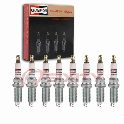 8 pc Champion Iridium Spark Plugs for 2012-2016 Nissan NV3500 5.6L V8 js - Image 1 of 4